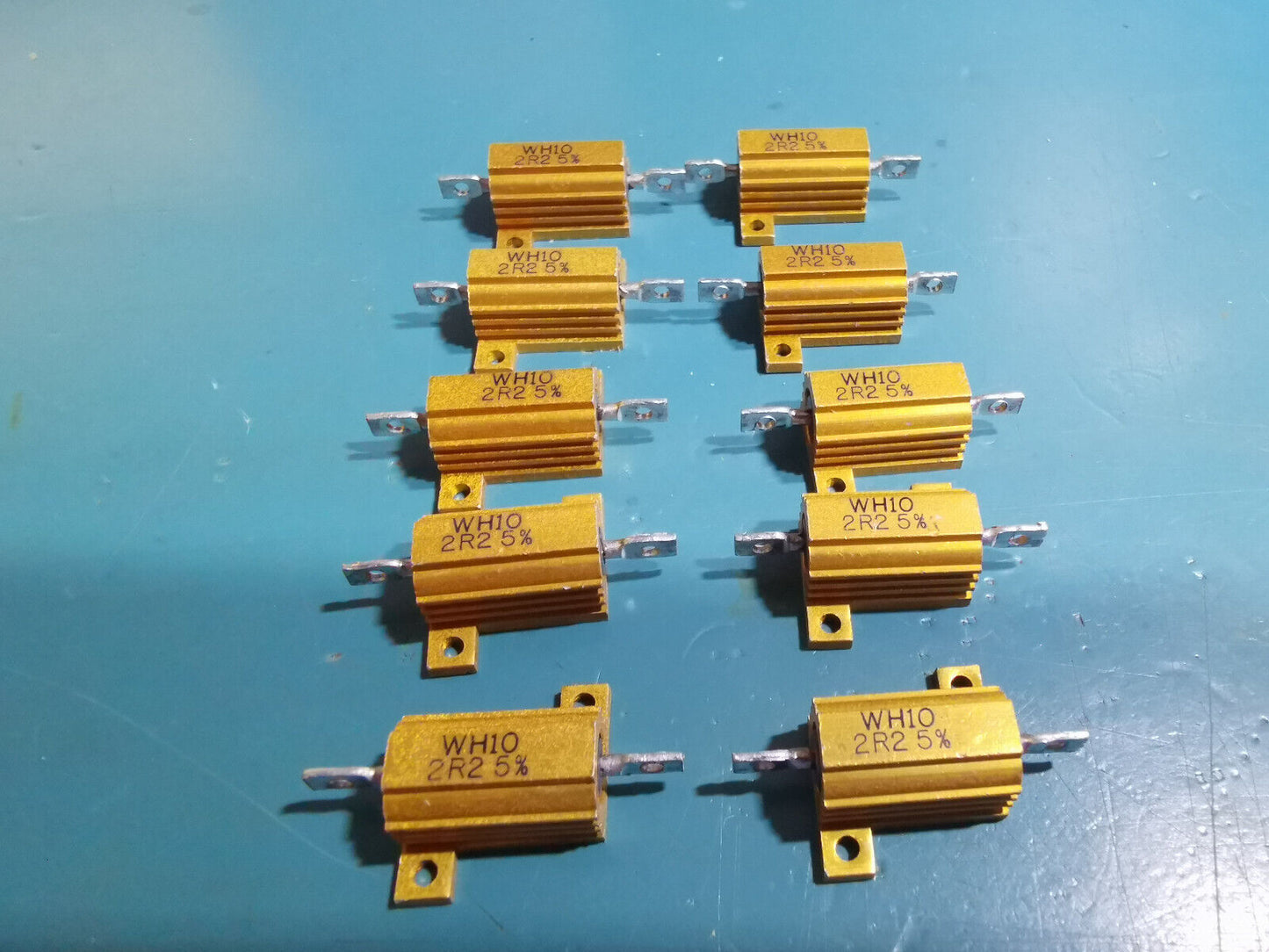 10PCS  WH10 2R2 5% 10W Resistor  Welwyn