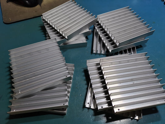 12pcs High Quality Heat Sink For Power Transistor 103mm x 105mm x 16mm