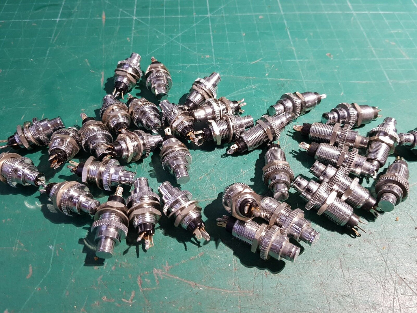 33pcs Push Button Switch SPDT 220V 1.5A  Secme Military Part