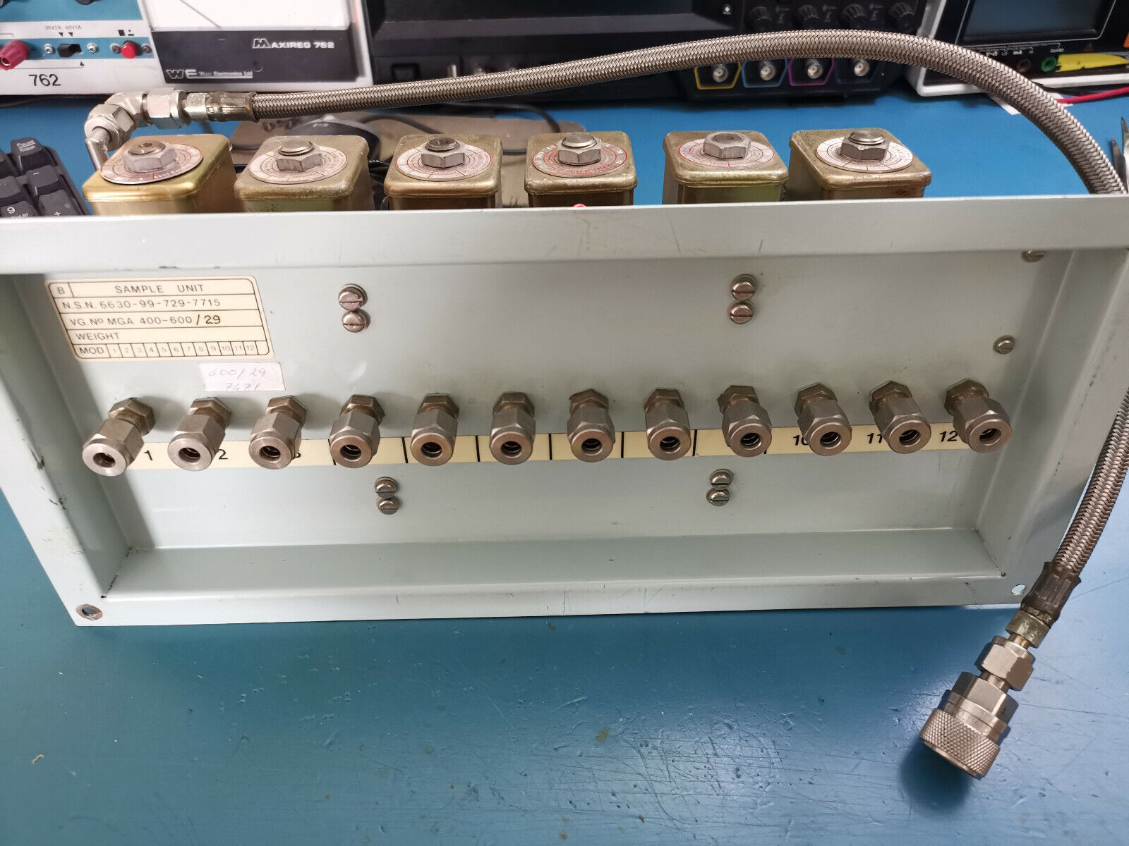 Sampling Connection Panel Gas Sampling Panel Module 12 In 1 Out Military Part – mjtronix