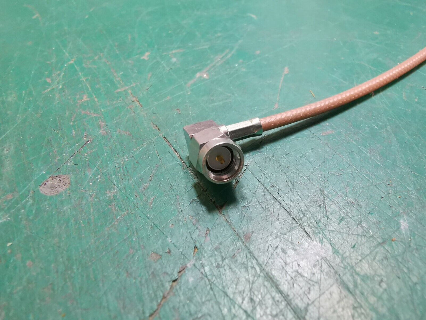 Suhner Male N Bulkhead To SMA Connector Male Cable 22cm