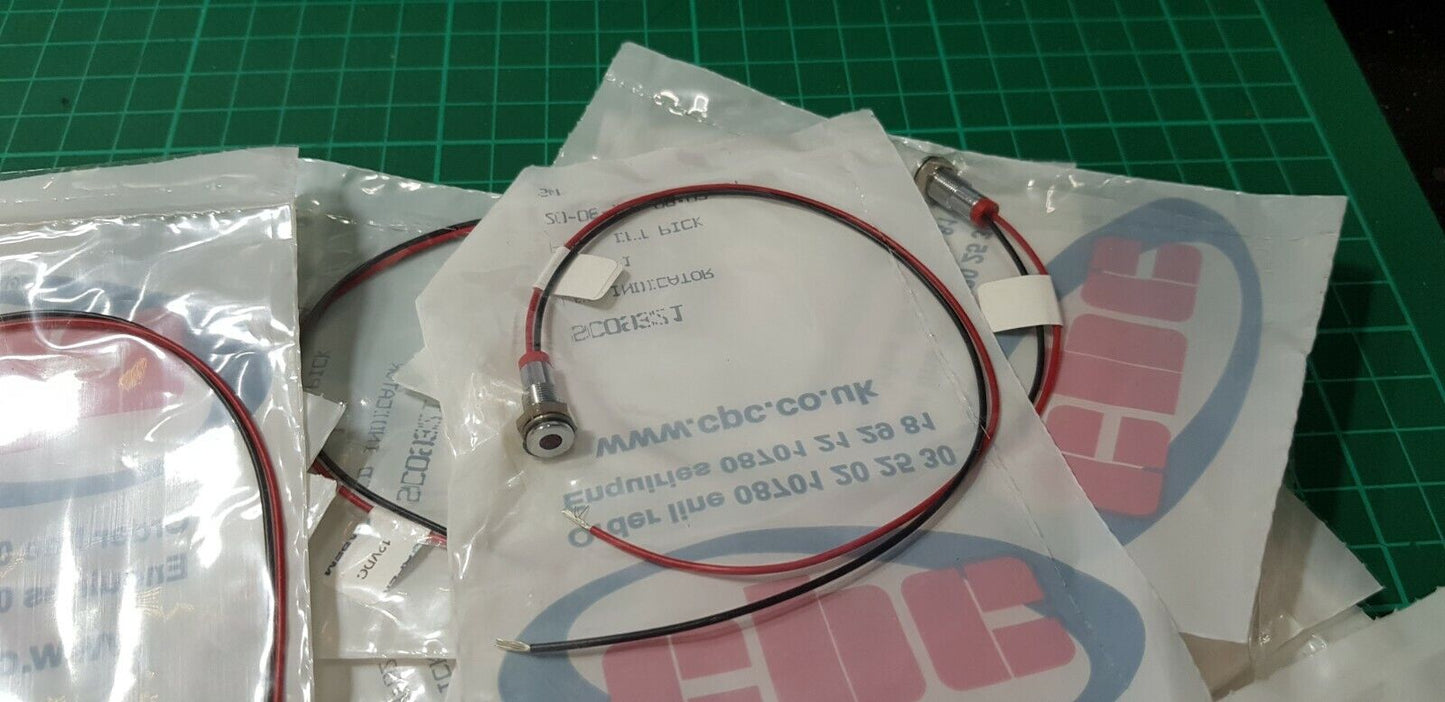 APEM Panel Mount Indicator LED Light 24v and 12v