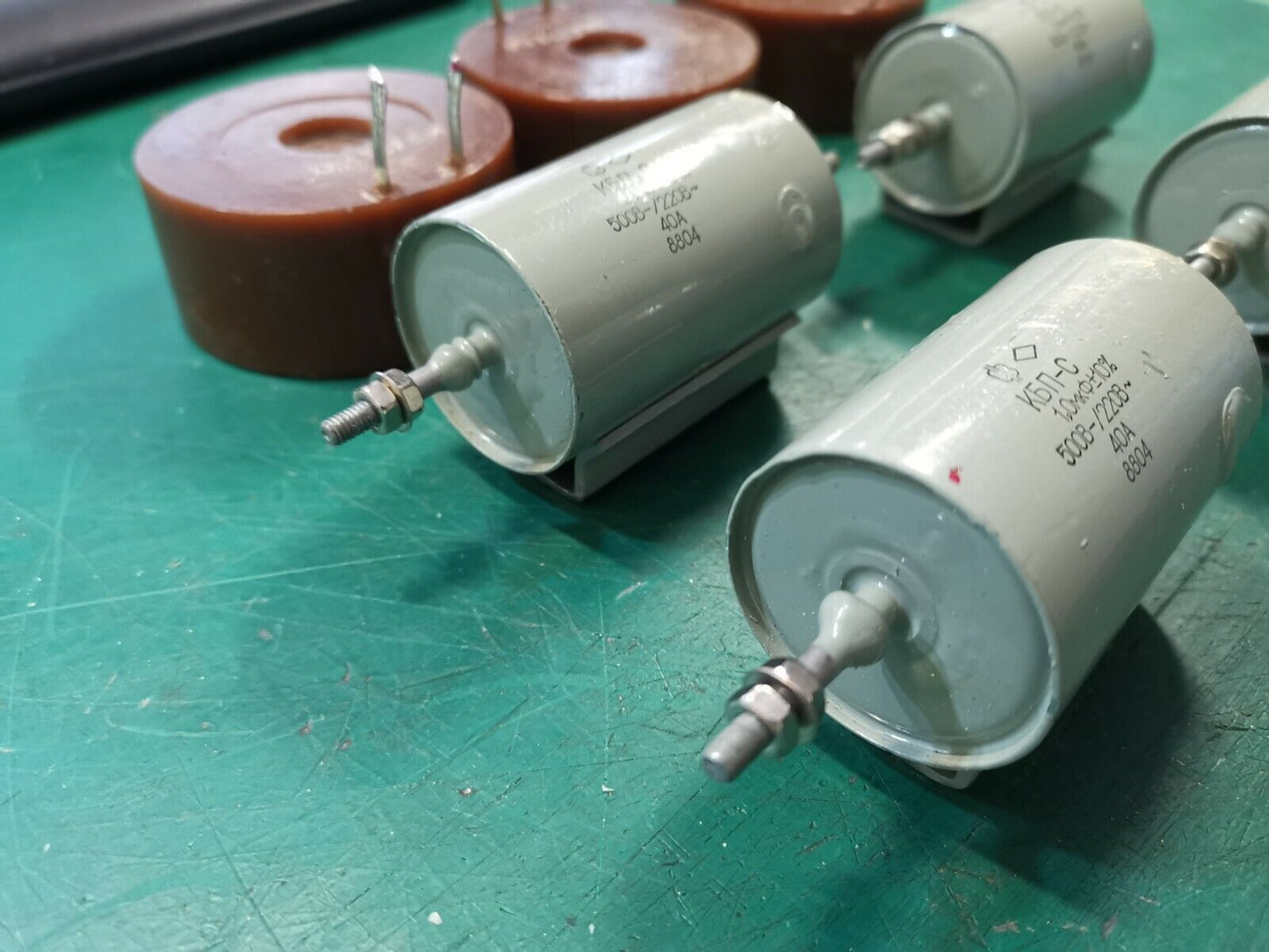 Russian RF Transmitter Power Supply Filtering Parts Capacitor and Inductor