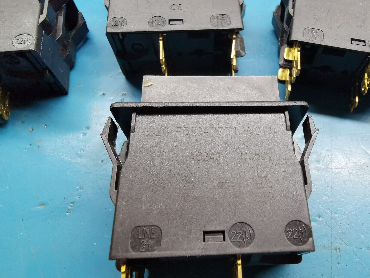 4pcs Genuine ETA 3120-F523-P7T1-W01J Rocker Switch