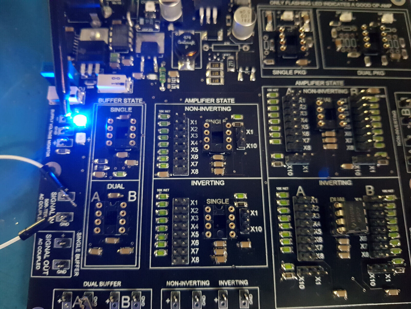 Op Amp Tester OT15S Buffer Testing Inverting And Non Inverting Amplifier Testing