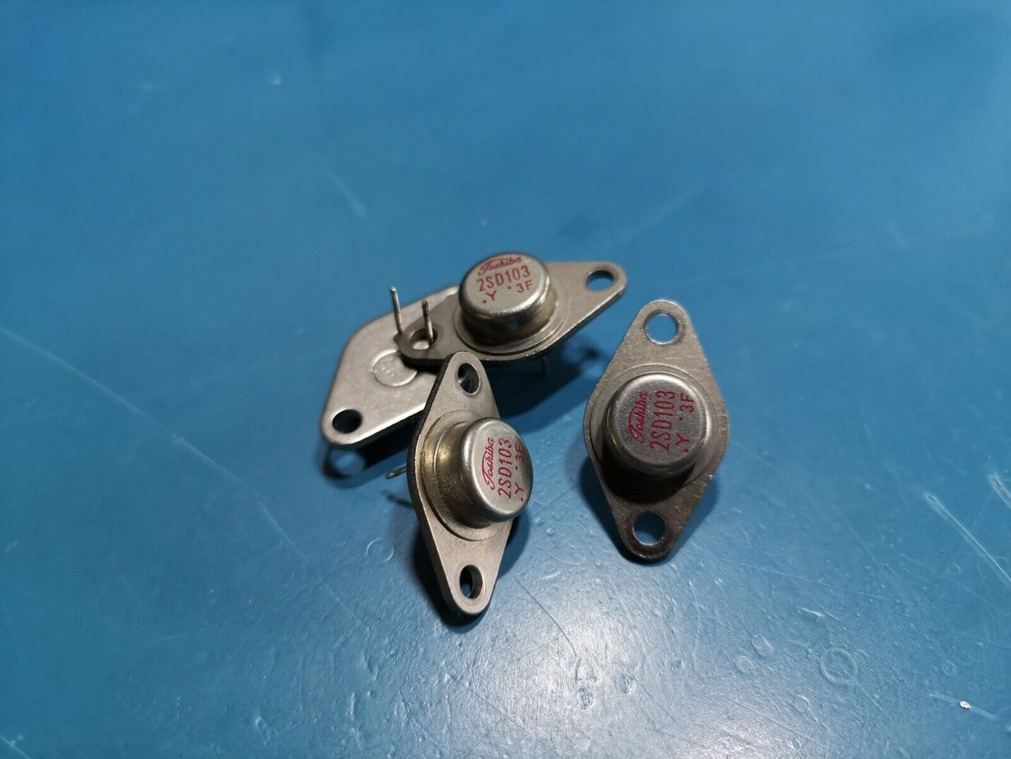4pcs 2SD165 4pcs 2SD103 Genuine Toshiba  NPN Power Transistors EX Military