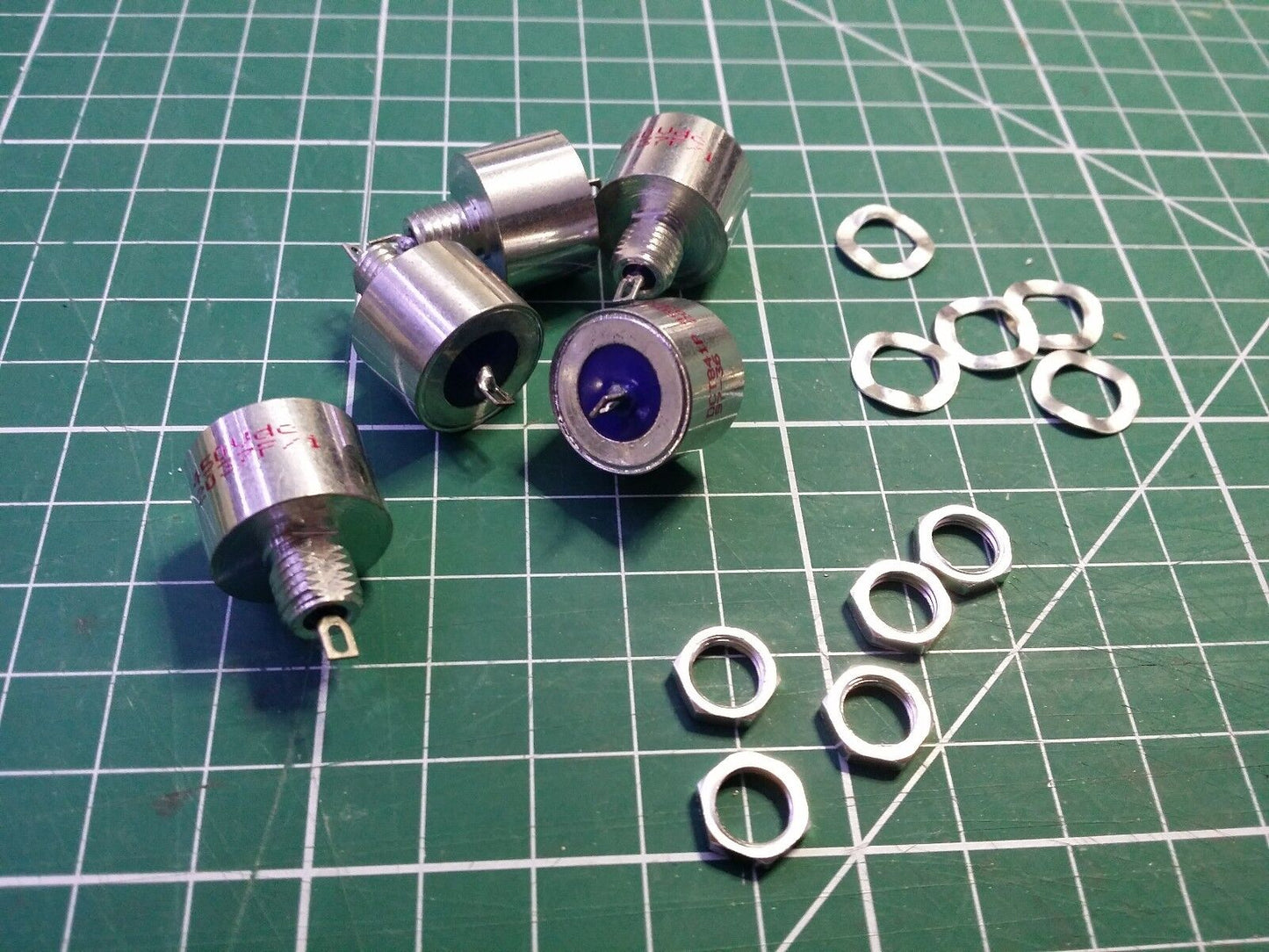 2pcs 0.2uF 5A Feed Through Capacitor Filter Panel Mount EMC FILTERS