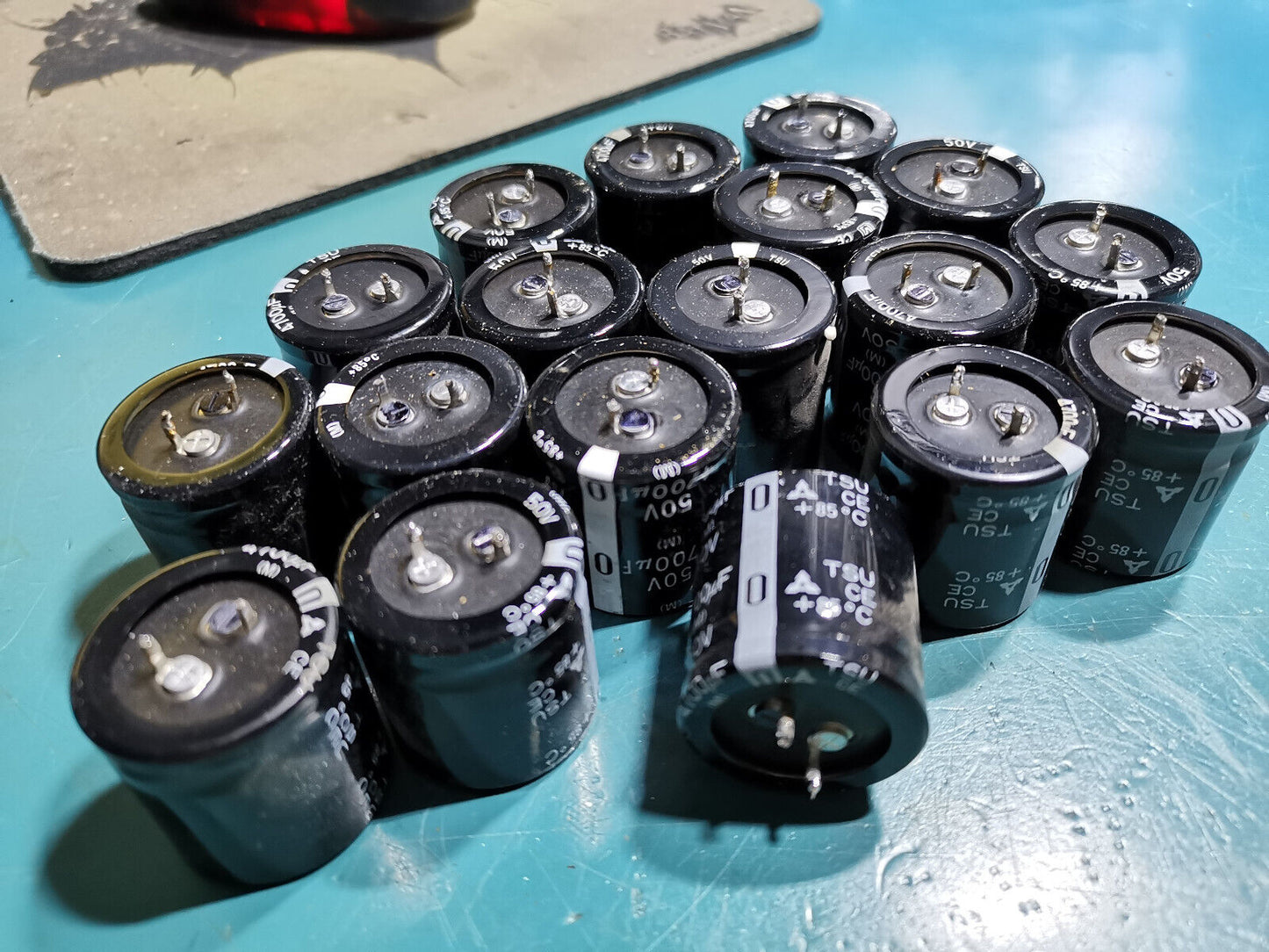 18pcs Genuine Panasonic 4700uF Capacitor Joblot Electrolytic 50v  30mmx 32mm