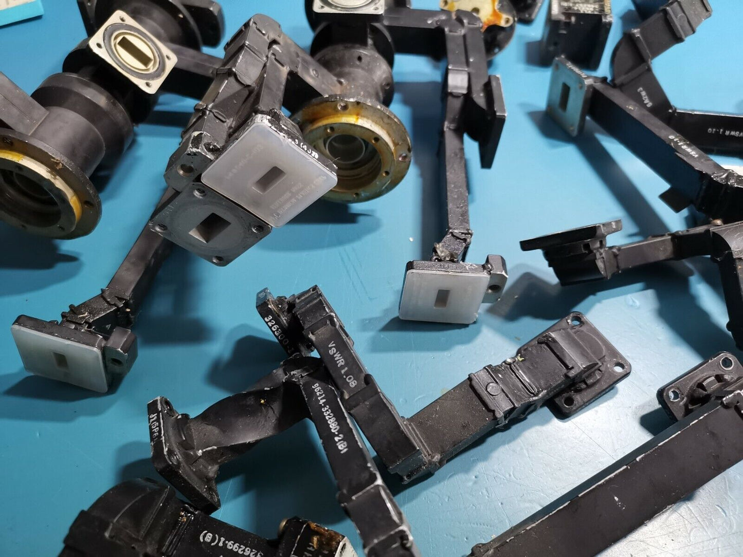 Various RF Wave Guide Tubes With 2 Rotating Wave Guide Modules