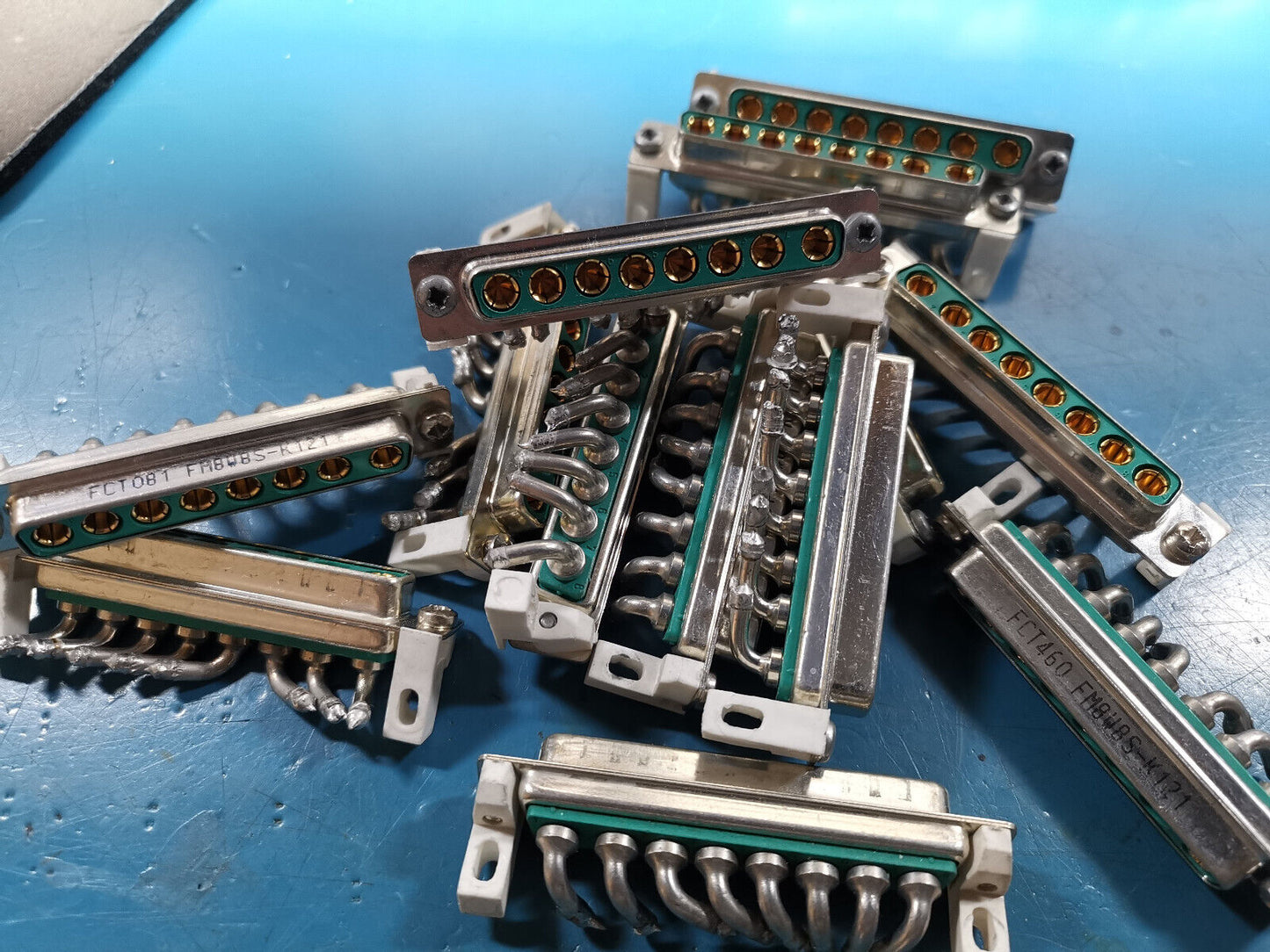 13PCS 8 Pin D Sub High Current Connector Female FCT Molex FM8W8S