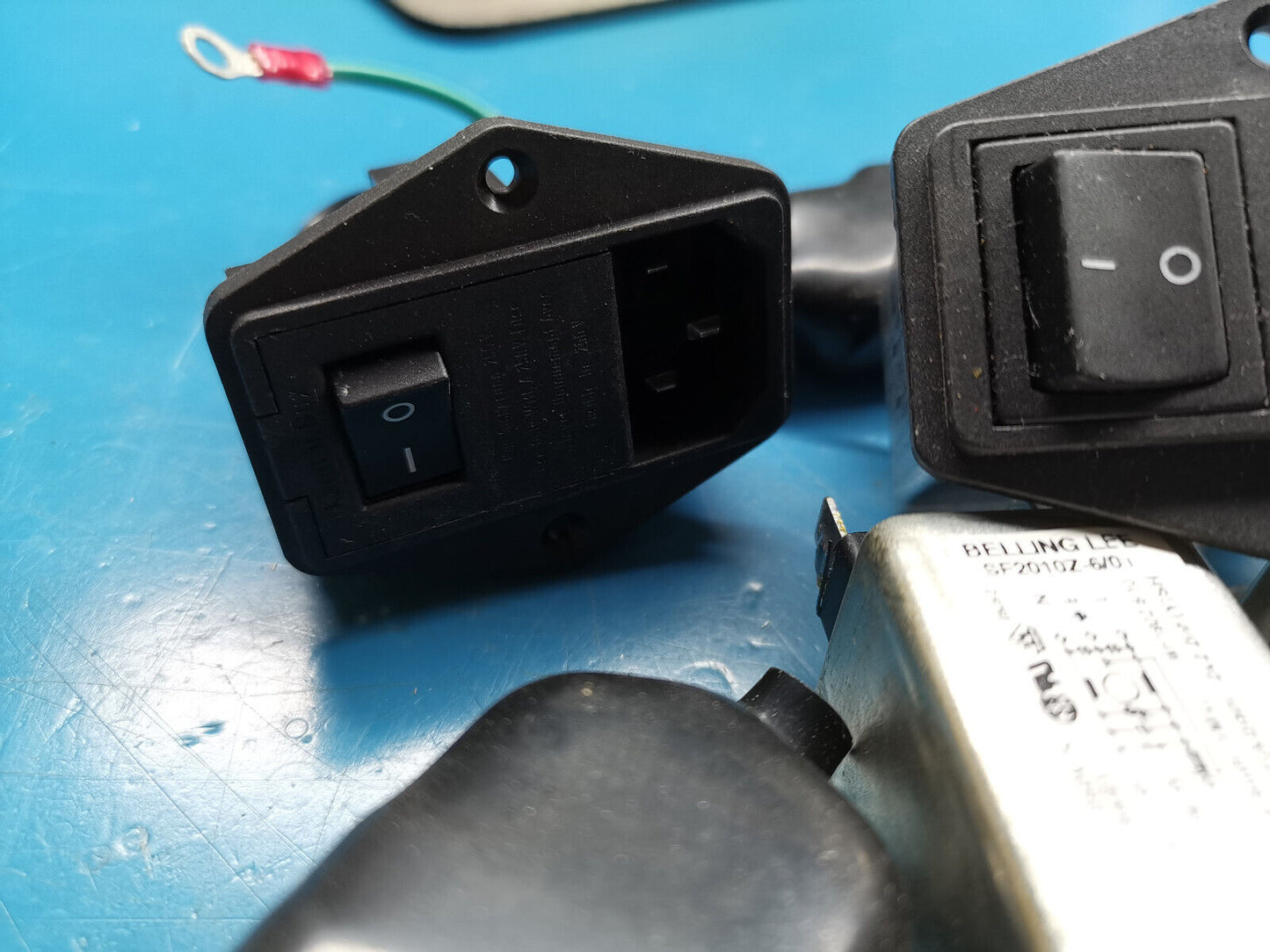 11PCS Filtered And Non Filtered IEC Connector Mains Noise Filter With Fuseholder