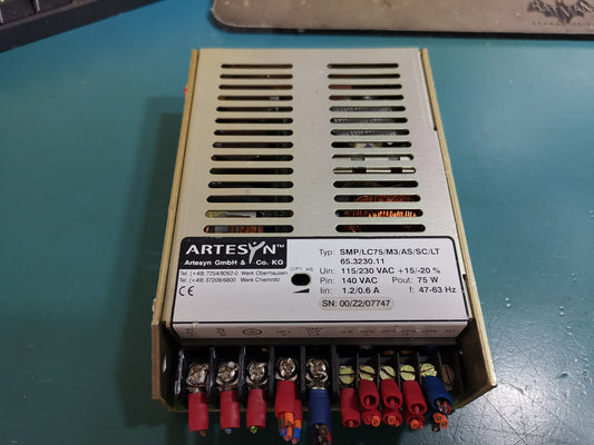 Artesyn Switching Power Supply SMP/LC75/M3/AS/SC/LT