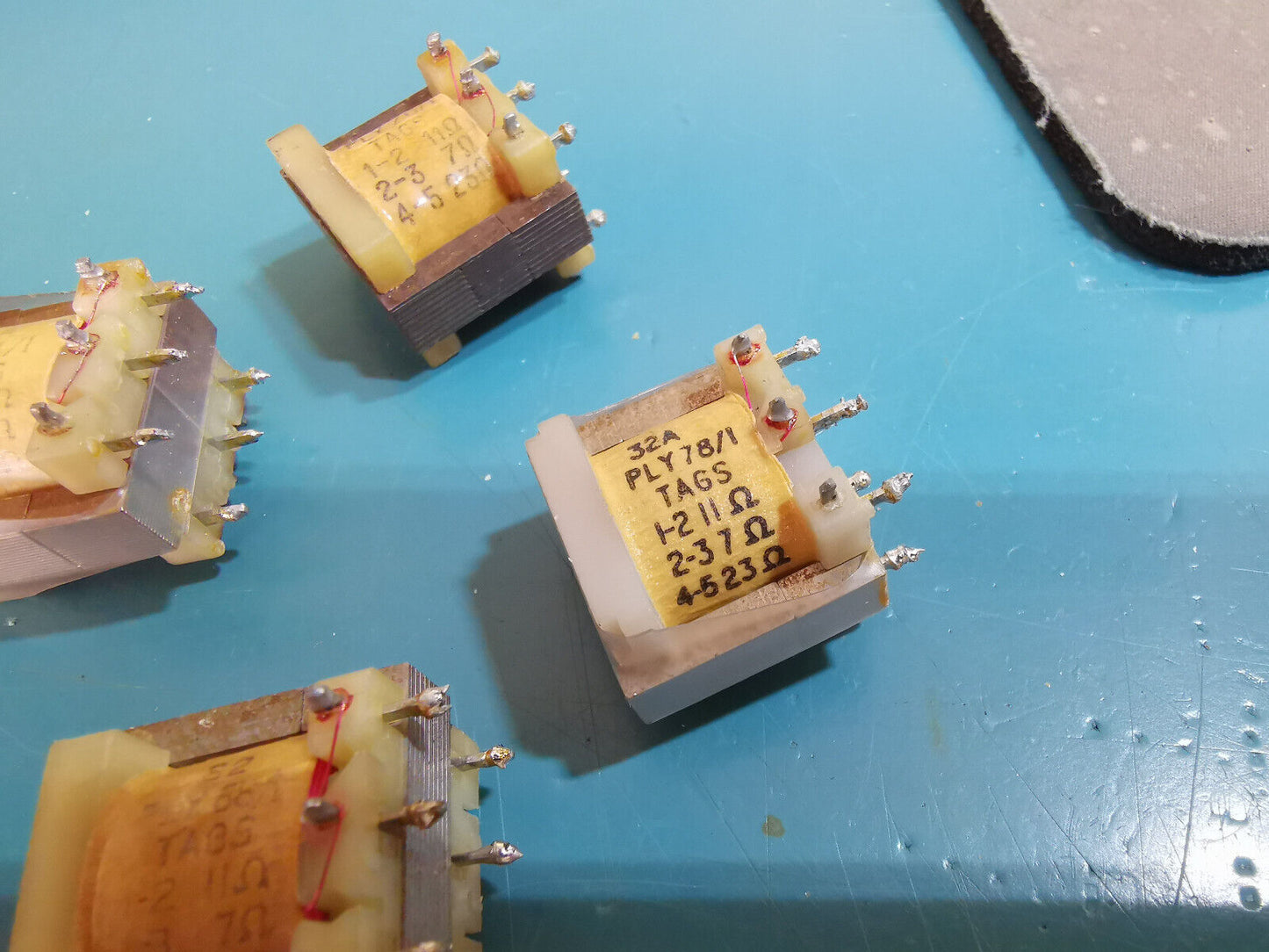 4 x PLY 71/1 Signal Isolation Transformer 11 Ohm 7 Ohm 23 Ohm