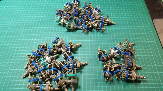 Joblot Rotary Switch 1 Pole 3 Position 1 Pole 4 Position 1 Pole 8 Position