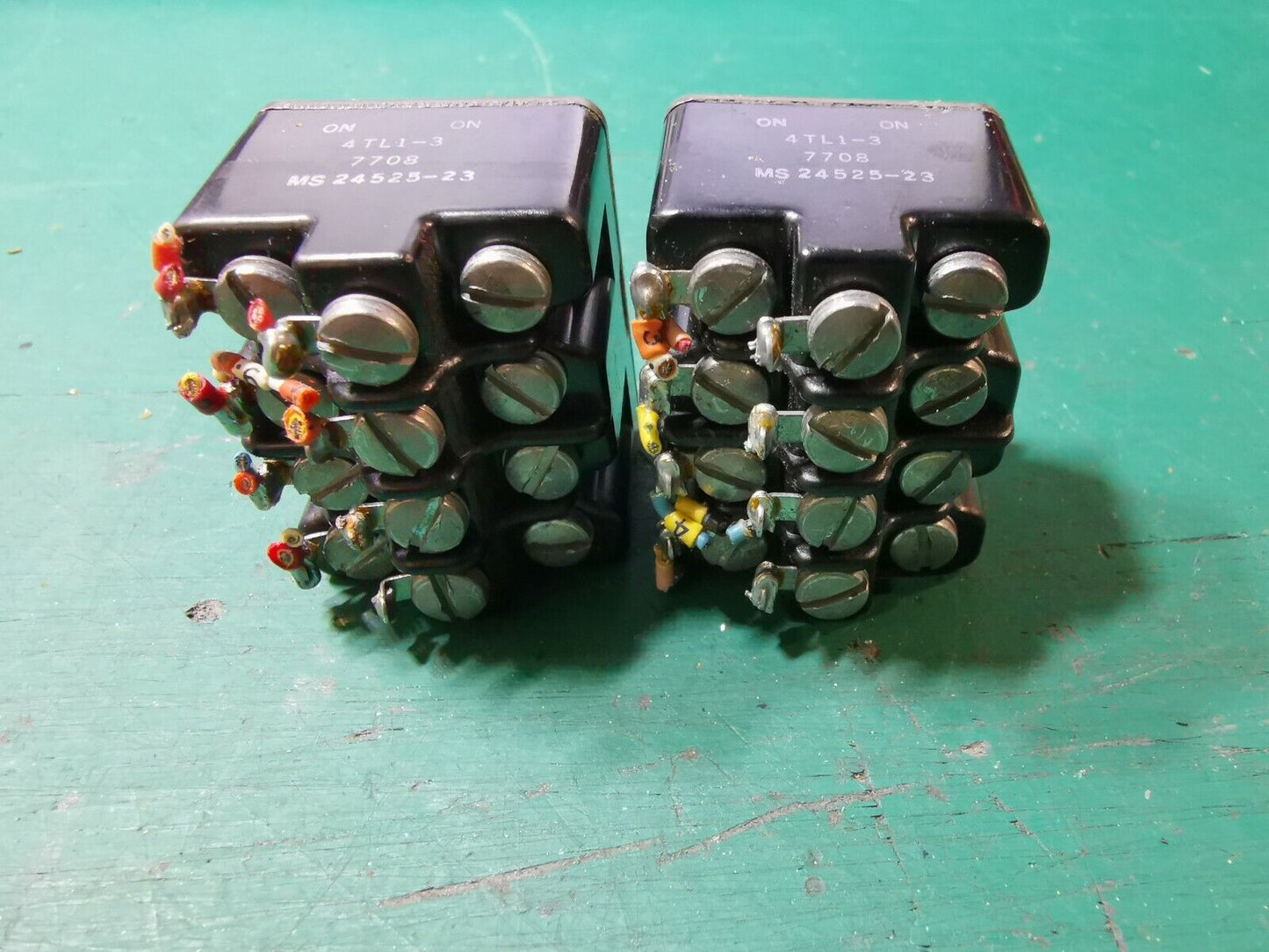 4 Pole Toggle Switch 15A  ON ON Type Military Part 4TL1-3 15A 28V 1PC