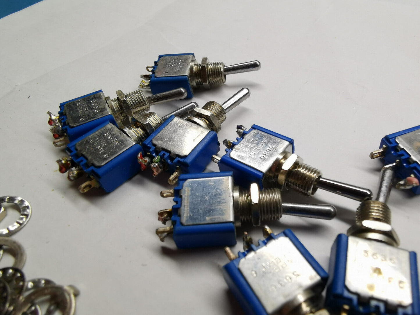10pcs Genuine Apem 5636 Toggle Switch ON ON Type