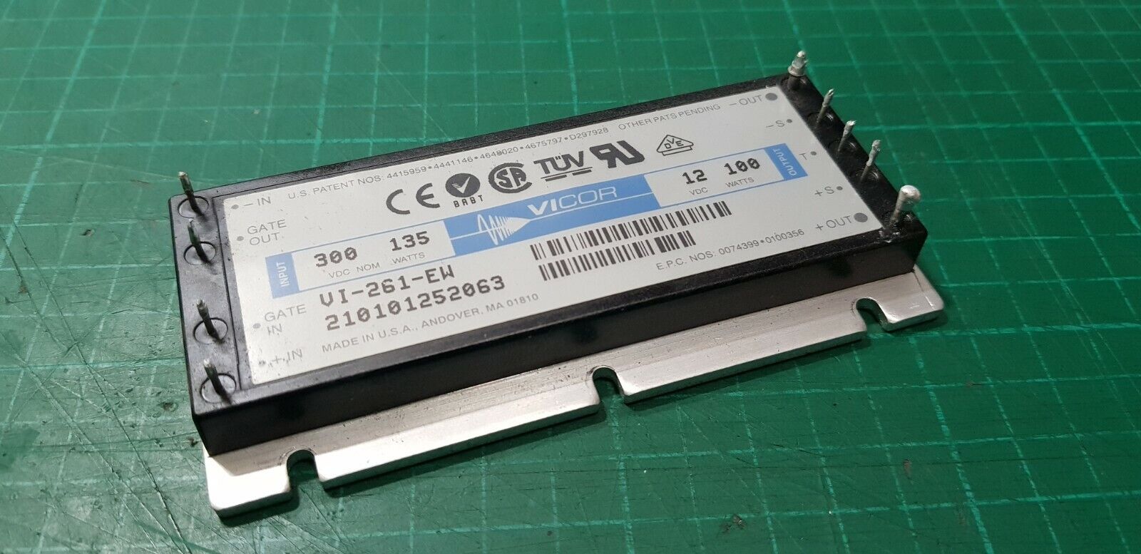 12v 100W DC DC Buck Step Down 12v 100W Full Brick DC DC Converter ...