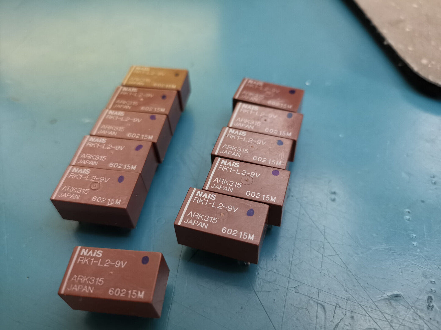 11pcs High Frequency RF Relays 1.5 GHz High Frequency 2 Coil Latching RK1-L2-9V