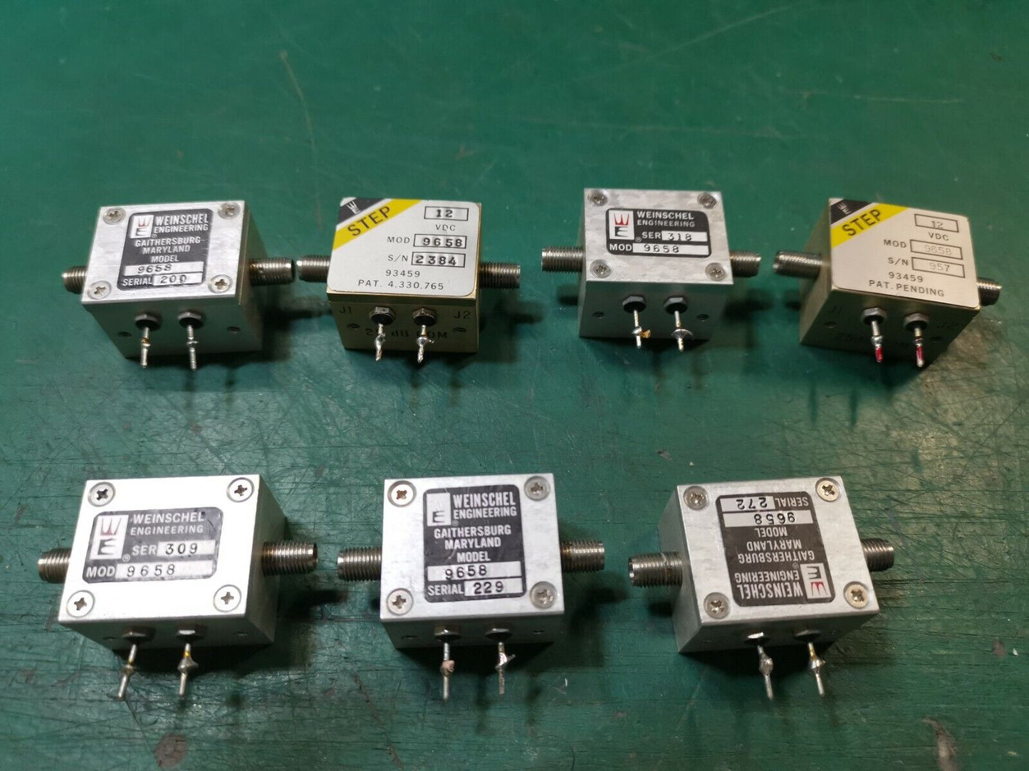 Weinschel 9658 Step Attenuator Joblot 25dB 12V