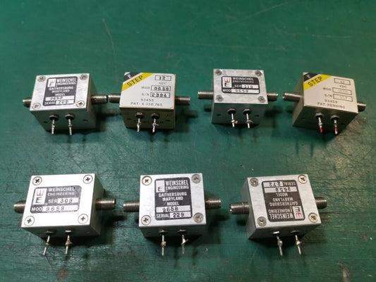 Weinschel 9658 Step Attenuator Joblot 25dB 12V