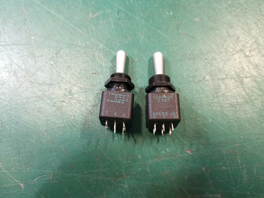 2pcs APEM Heavy Duty Toggle Switch Auto Centre ON/OFF -  ON  - ON/OFF