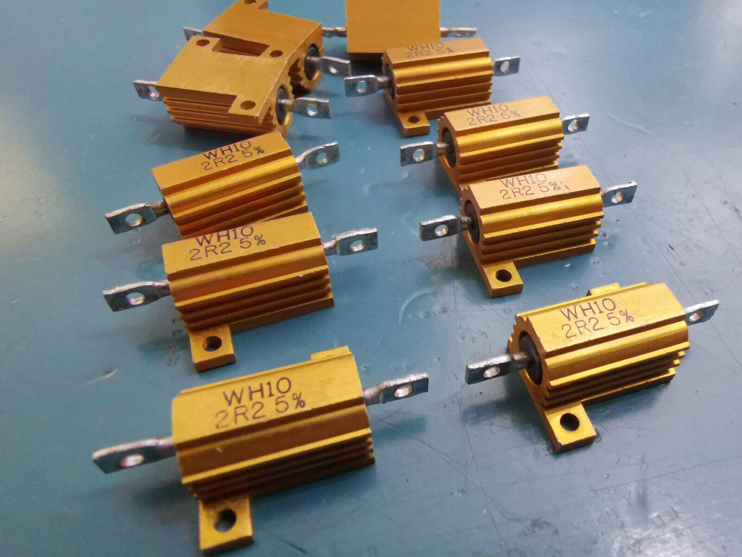 10PCS  WH10 2R2 5% 10W Resistor  Welwyn