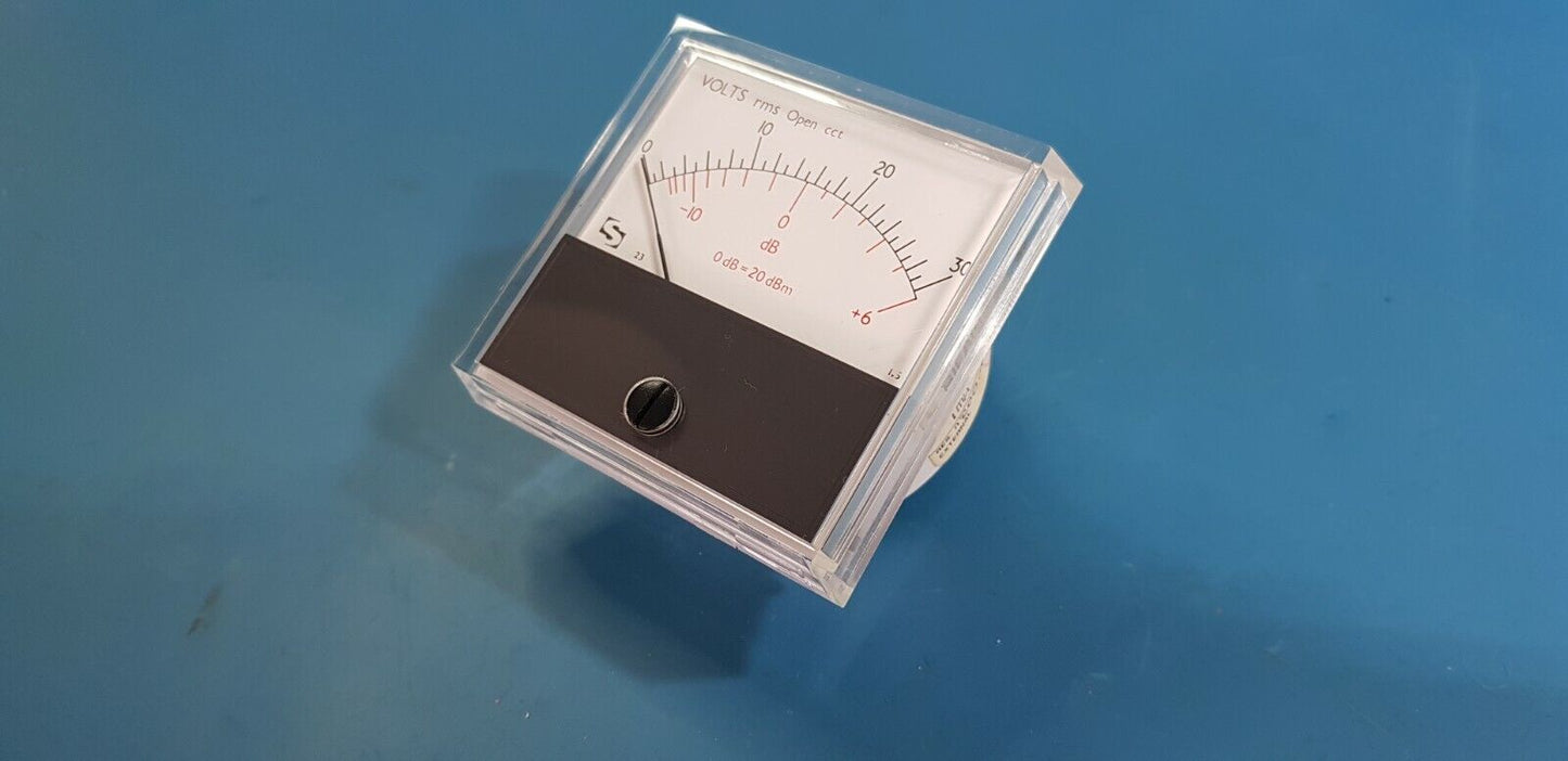 Volts And dB Analog Panel Meter Gould J3B Signal Generator Analog Panel Meter