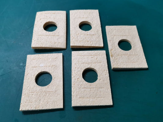 5pcs METCAL Soldering Iron Cleaning Sponges  AC-YS3-P 80mm x 53mm